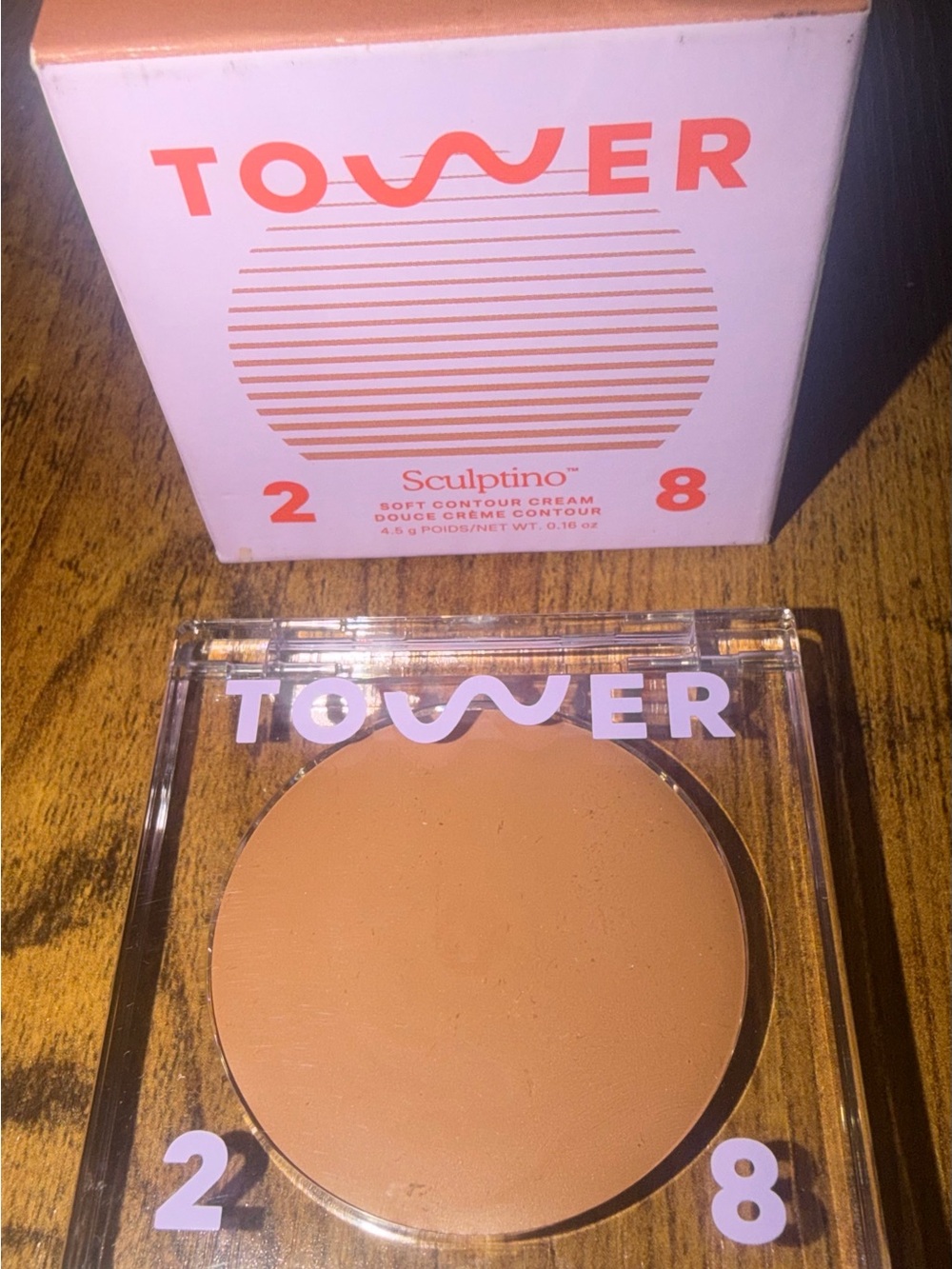 Tower 28 Sculptino Soft Contour Cream - Warm Tan-Shade Broad - 0.16 oz